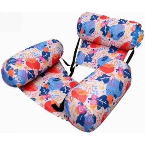 Dieser aufblasbare Sessel ist für Erwachsene geeignet und ideal für Strand und Pool. Inklusive Luftpumpe. 1 Stück, farbenfroh. (1/5)