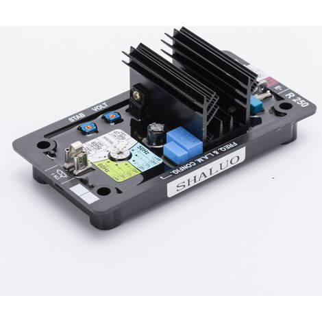 Régulateur de tension automatique et stabilisateur de tension AVR R250 pour groupes électrogènes Shaluo