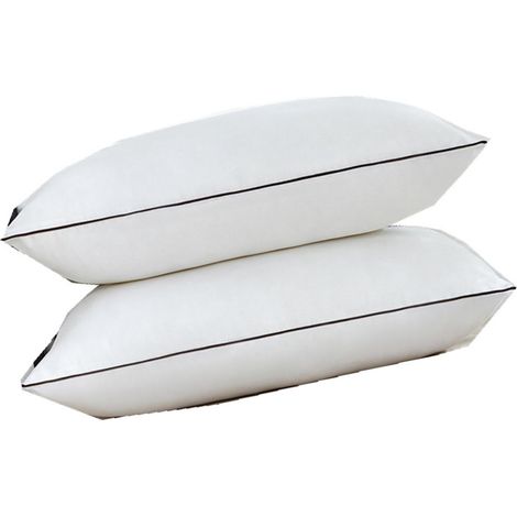 Taie d'oreiller rectangulaire en velours doux et moelleux 48 x 74 cm avec fermeture éclair, confortable pour le lit, la maison ou l'hôtel (1/5)