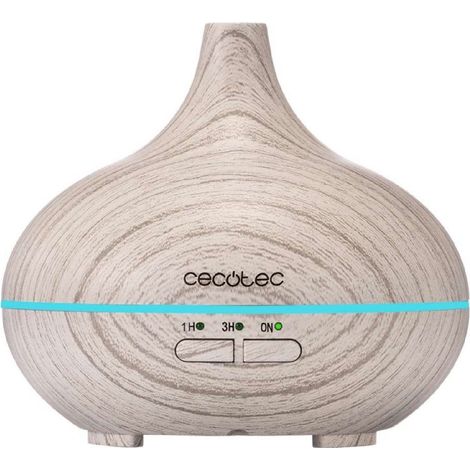 Cecotec Humidificador Ultrasónico con Difusor de Aromas Pure Aroma 150 Yang White. Depósito de hasta 150ml