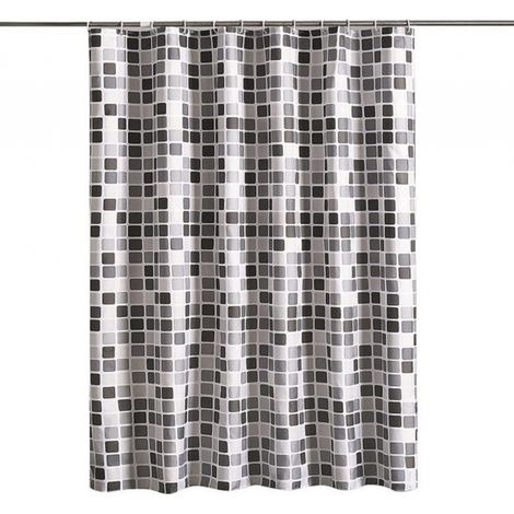 Cortina de ducha impermeable, a prueba de moho y antibacteriana, 1 unidad, 150x200cm (1/5)