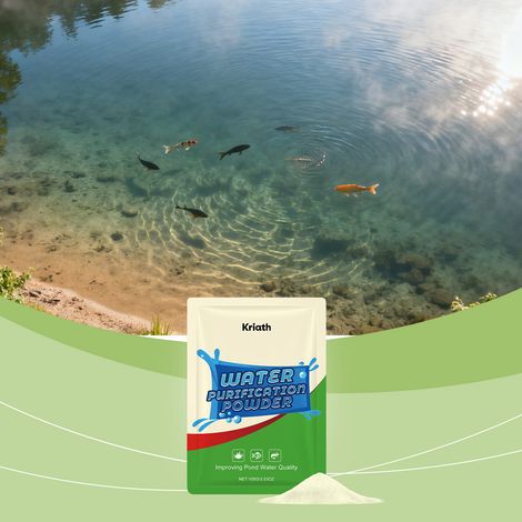 Teichwasseraufbereitungspulver zur Reinigung und Klärung von Gewässern, zur Beseitigung unangenehmer Gerüche. Ein Muss für Aquakulturbetriebe. – 100 g -- DTEKGAZ (1/5)