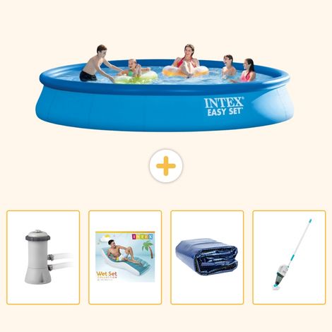 Intex Piscine Easy Set Ronde - 457x84 cm - 5-pièces S261 (1/5)