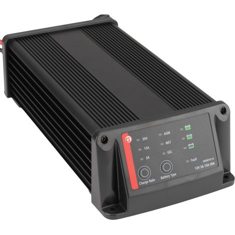 7-stufiger Gleichrichter 230 V 12 V 3-15-30 A 6-500 Ah (1/2)