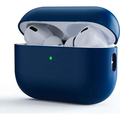 Coque Ornarto silicone liquide pour AirPods Pro 2 (2022), étui anti-choc doux, protection fine et légère, accessoire générique compatible, finition agréable au toucher (1/5)