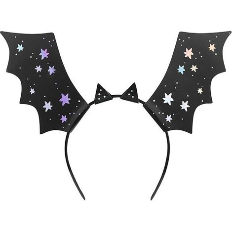 Diademas de murciélago negro para un Halloween inolvidable