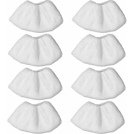 VURAHOME - Ensemble de 8 chiffons en microfibre de rechange compatibles avec les buses manuelles SC 2 / SC 3 / SC 4 / SC 5 (1/5)