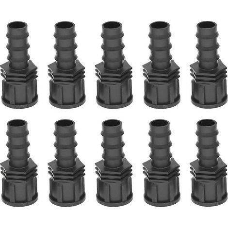 Filetage mâle/femelle 1/2" pour raccordement de tuyau d'arrosage 20 mm (1/5)