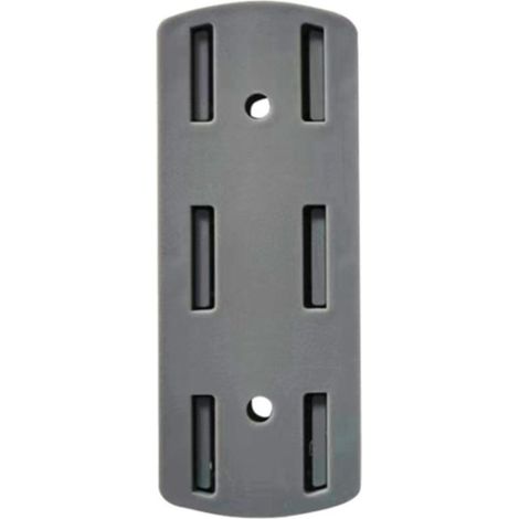 Support De Prise Rotatif 360° - Support Auto-Adhésif Pour Multiprise - Fixation Murale Ou Bureau - Blanc - 1 Pièce (1/5)