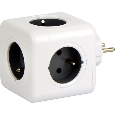 Steckdosenverteiler für 5 Steckdosen Aura Line Cube 16A 230V (1/4)