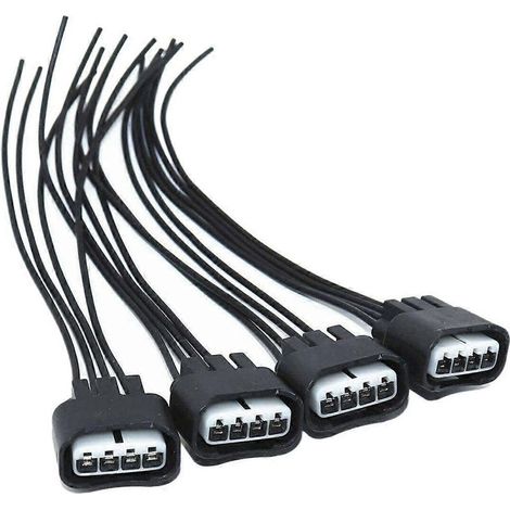 Faisceau de réparation de connecteurs de bobine d'allumage (4 pièces) pour noir (1/5)