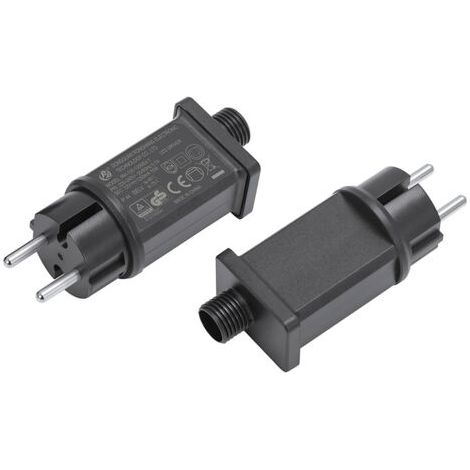 Alimentation LED 12V, transformateur LED IP44 Pilote d'adaptateur LED Basse Tension pour Christmas Light, String Light（1pcs）