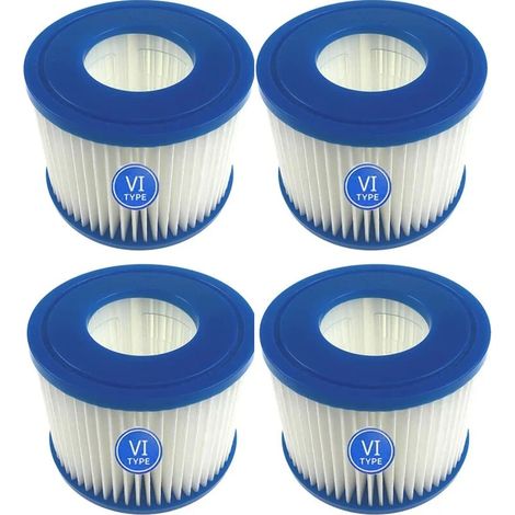 12 Cartouches Filtre Lay-Z-Spa Bestway, Type VI (1/4)