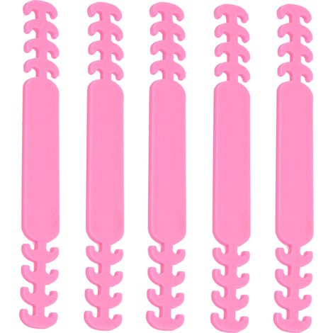 Rallonge pour masque – Lot de 5 attaches pour masques – Support de masque taille universelle – Flexibilité accrue – Compatible avec les masques en tissu et les masques jetables – Pour enfants et adult (1/5)