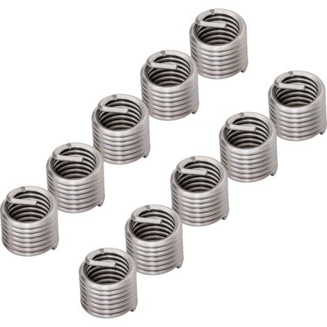 Insert fileté STIER, acier inoxydable M8 x 1,25 1,5d 10 pièces (1/5)