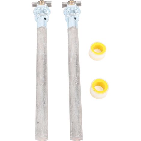 Ortviai Tige d’anode magnésium pour chauffe-eau RV – 2 pièces, 9,25 x 3/4 pouce NPT, conception à vidange rapide, compatible Suburban 233514/232767