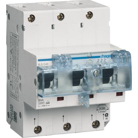 Leistungsschalter Hager htn340c 40 A 25 kA