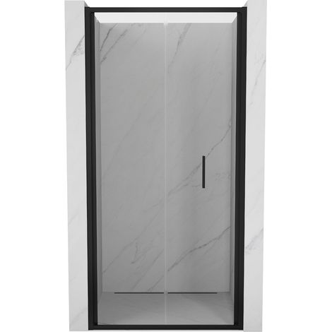 Mexen Exo puertas de ducha plegables 100 cm, transparentes, negras - 816-100-000-70-00 (1/5)