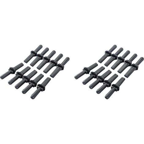 20 Pièces SéRies 9/16 Pouces Cales de Prise Cales de Plume Outils à Main de SéParateur de Pierre de en BéTon AdaptéS pour Fendre la Pierre Dure (1/5)