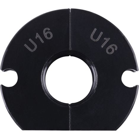 Inserts pour pince à sertir – Profil U16 – Pour raccords diamètre 16 – Paires d'inserts spécifiques Noyon & Thiebault