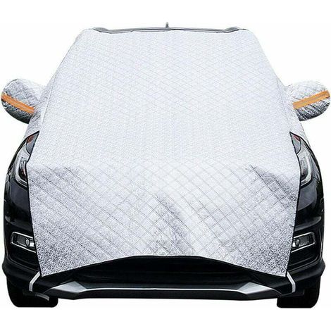 JSSEVN - Winter Car Windshield Cover, Foldable Windshield Protector, Universal Car Windshield Protector Against Frost, Snow, Rain and Sun (1/5)