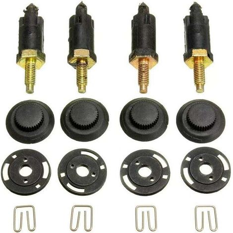 Kit di montaggio del coperchio motore in 4 pezzi per motori 2.0 HDI, compatibile con Citroën Berlingo, C4, C5, Xantia, Xsara e Peugeot 206, 306, 307, 406, 607, 806, Expert, OEM 0137F6 13711 (clip + vi (1/4)