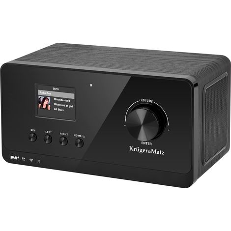 Kruger&Matz Internetradio mit kabellosem Wecker, Bluetooth, FM und DAB+