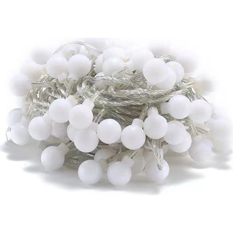 Guirlande Lumineuse Boules LED - 40 Lumières Chaudes - Fonctionne sur Piles - Étanche IP65 - Pour Intérieur Extérieur Décoration Mariage Fête - 4 m (1/5)