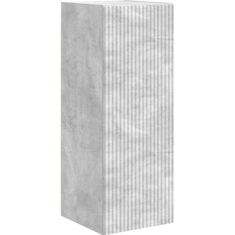 Mobile TV da parete Calcestruzzo 30 x 31 x 80 cm vidaXL