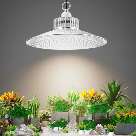 36W Full Spectrum 400W Equivalent Led Horticultural Lamp with Hanging Hook and High PPFD for Indoor Plants, Flowers, Vegetables and Fruits, Grow Light 4100K (1/5)