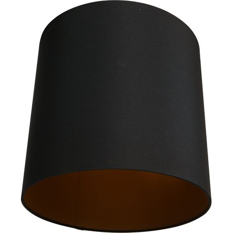 Pantalla de lámpara - negro - Lampenkappen - textil - Ø 30cm - (1/4)