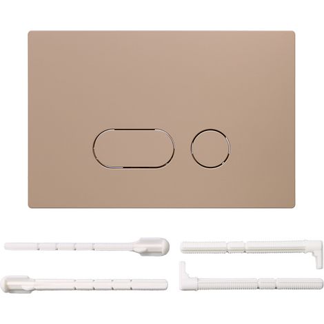Panneau de Réservoir d'Eau Dissimulé, Compatible avec la Série Sigma, Conception à Double Bouton pour Économiser l'Eau, Style Minimaliste Moderne, Kaki (1/5)