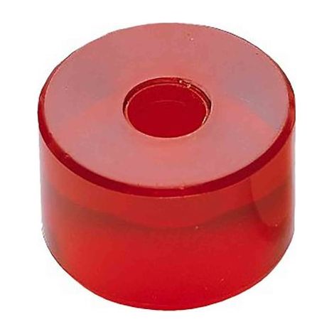 Facom – Embout de rechange pour massette 25 mm – TPU translucide rouge – Dureté Shore D56 – Frappes sans rebond