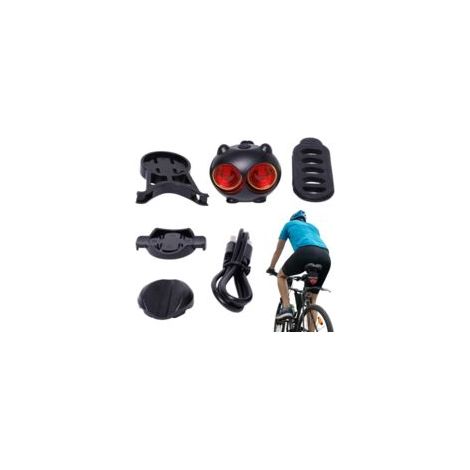 Feu Arrière Vélo - Compact pour Vélo - Feu arrière Lumineux pour vélo avec