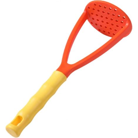 Broyeur de pommes de terre,Potato Smasher,Accessoire de cuisine,Passepurée,Broyeur,Presse en polypropylène (ROUGE) (1/4)