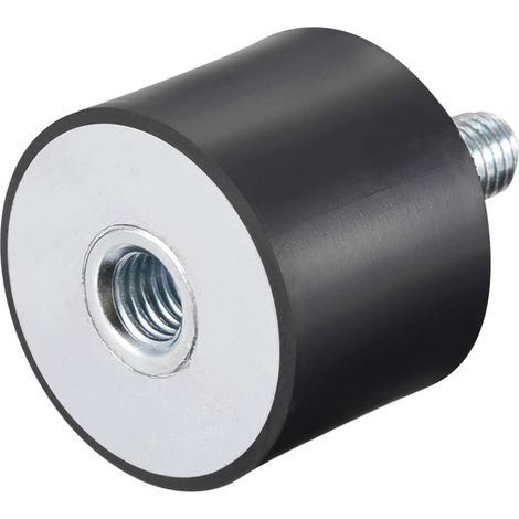 sourcing map M10 Mâle Femelle Silent Bloc Support Caoutchouc Amortisseur pour Moteur Générateur Compresseur Garage Inverse Osmose Pompe Impact Air Générateur Voiture Bobines D40mmxH30mm (1/5)