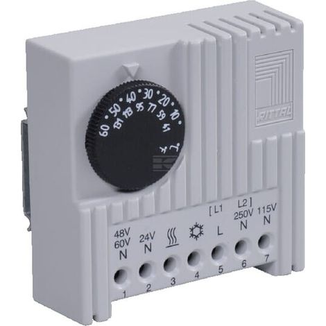 Rittal SK 3110.000 Termostato plástico duro gris ral 7035