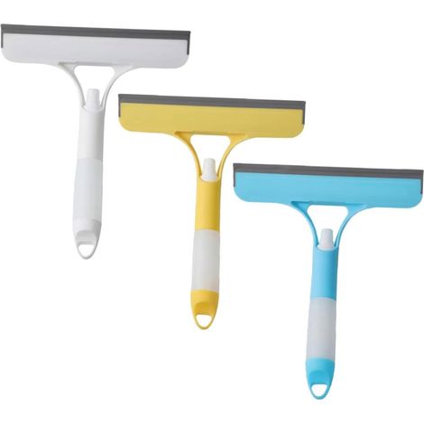 3 raclettes lave-vitres, pulvérisateur, pour douche et miroirs (1/5)