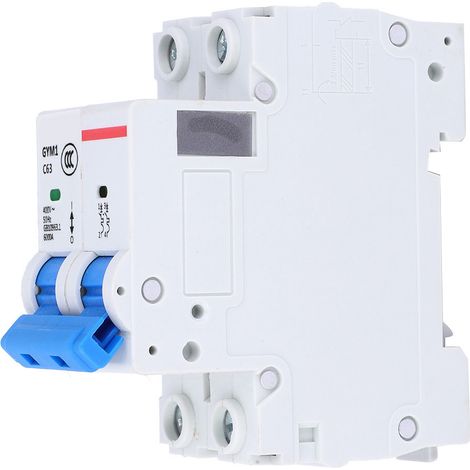 disjoncteurs GYM1-DZ47S petit modèle 2P 400 V CA IP20, protection contre les surintensités 63 A (1/5)