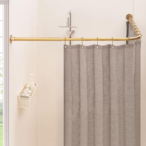 Barre de Douche en L Extra Longue (1/5)