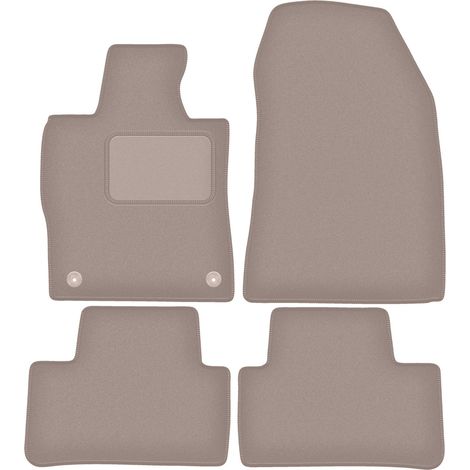 Alfombrillas de terciopelo para Peugeot 308 III HB/Station Wagon (2021-) beige (1/5)
