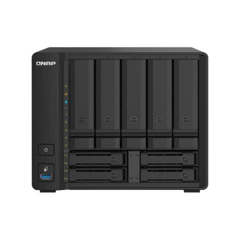 QNAP TS-932PX-4G NAS de alta velocidad de 5+4 bahías con dos puertos de 10GbE y 2.5GbE