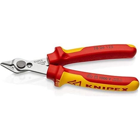 KNIPEX 78 06 125 Electronic Super Knips® VDE aislados con fundas multicomponentes, según norma VDE 125 mm (1/5)