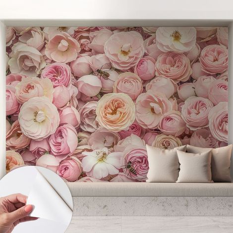 Carta da parati autoadesiva - fotomurale - alta qualità - per la cucina - camera da letto - Bellissimi fiori 208x146 cm (1/5)