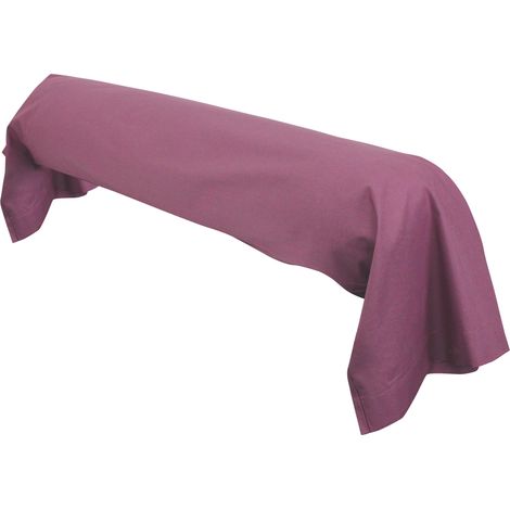 Taie de traversin uni coton ALTO 140x43 cm
