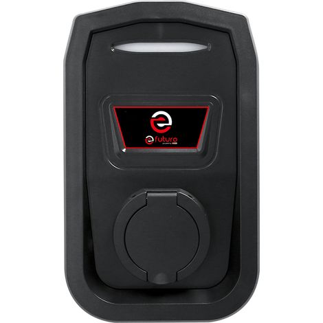Borne efuturo KS Tools avec prise de type 2, monophase, jusqu’à 7,4 kW, 32 A, 230 V, mode 3, sans contrôle d’accès RFID, avec compteur