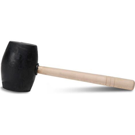 Schwarzer Gummihammer 750g. 65908 rubi