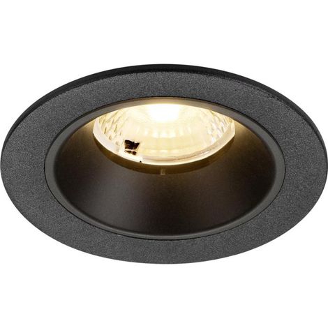 Spot encastré NUMINOS® S intérieur 3000 K 40° IP20 rond noir - SLV - 1009454 (1/2)