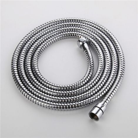 Flexible de Douche en Acier Inoxydable Tuyau de Douche Chromé 2m (1/5)