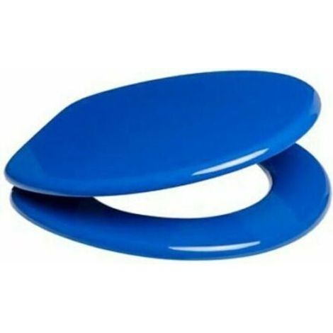 Couvercle De Siège De Toilette Universel En Pvc Bleu